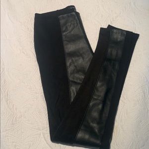 La Fée Verte Leather leggings